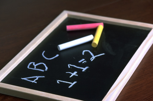 chalk board